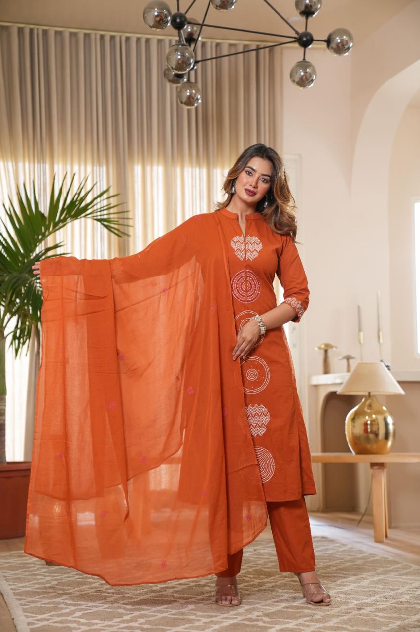 Jaipur Cotton Ladies 3-Piece Sets