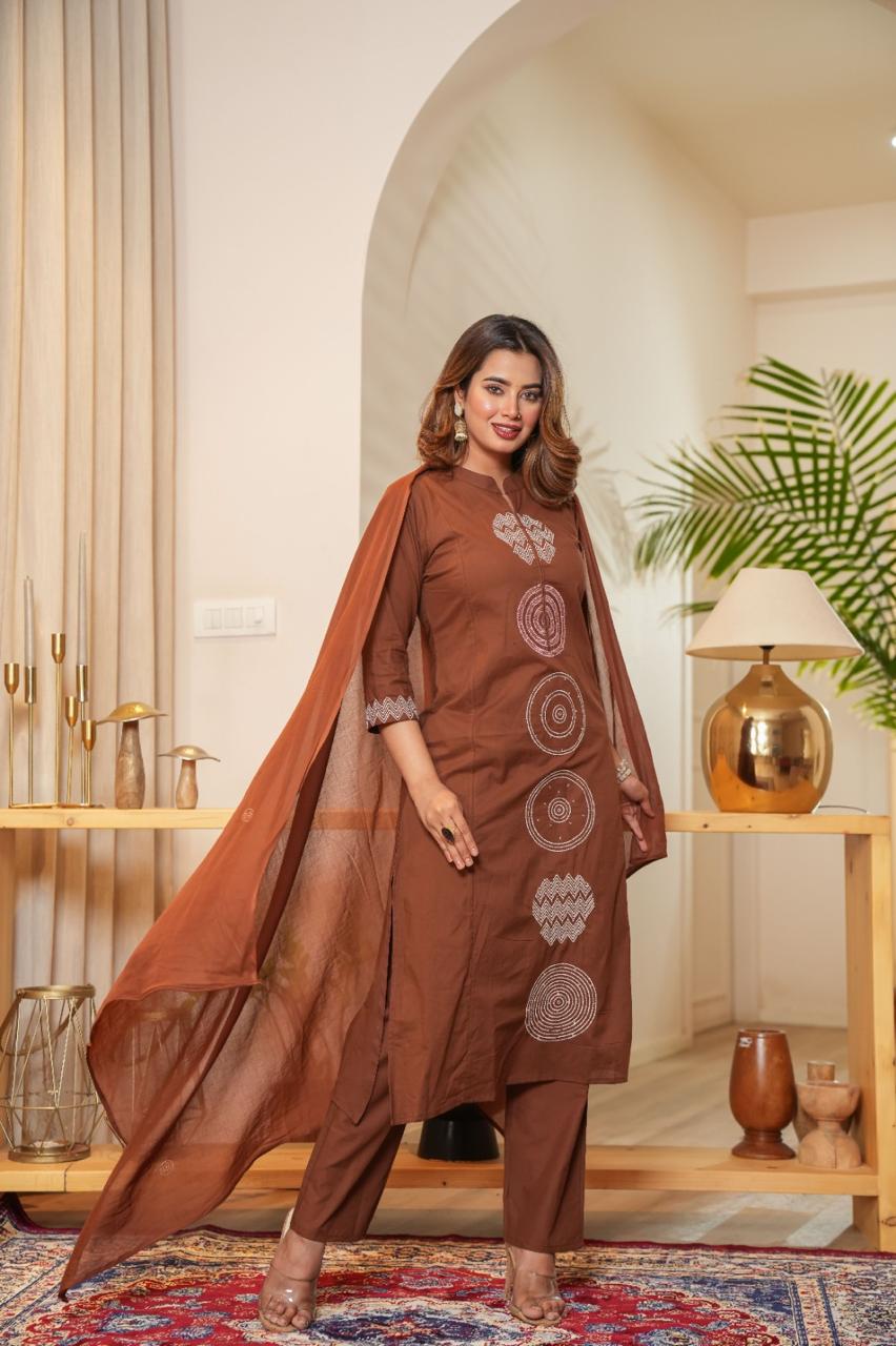 Jaipur Cotton Ladies 3-Piece Sets