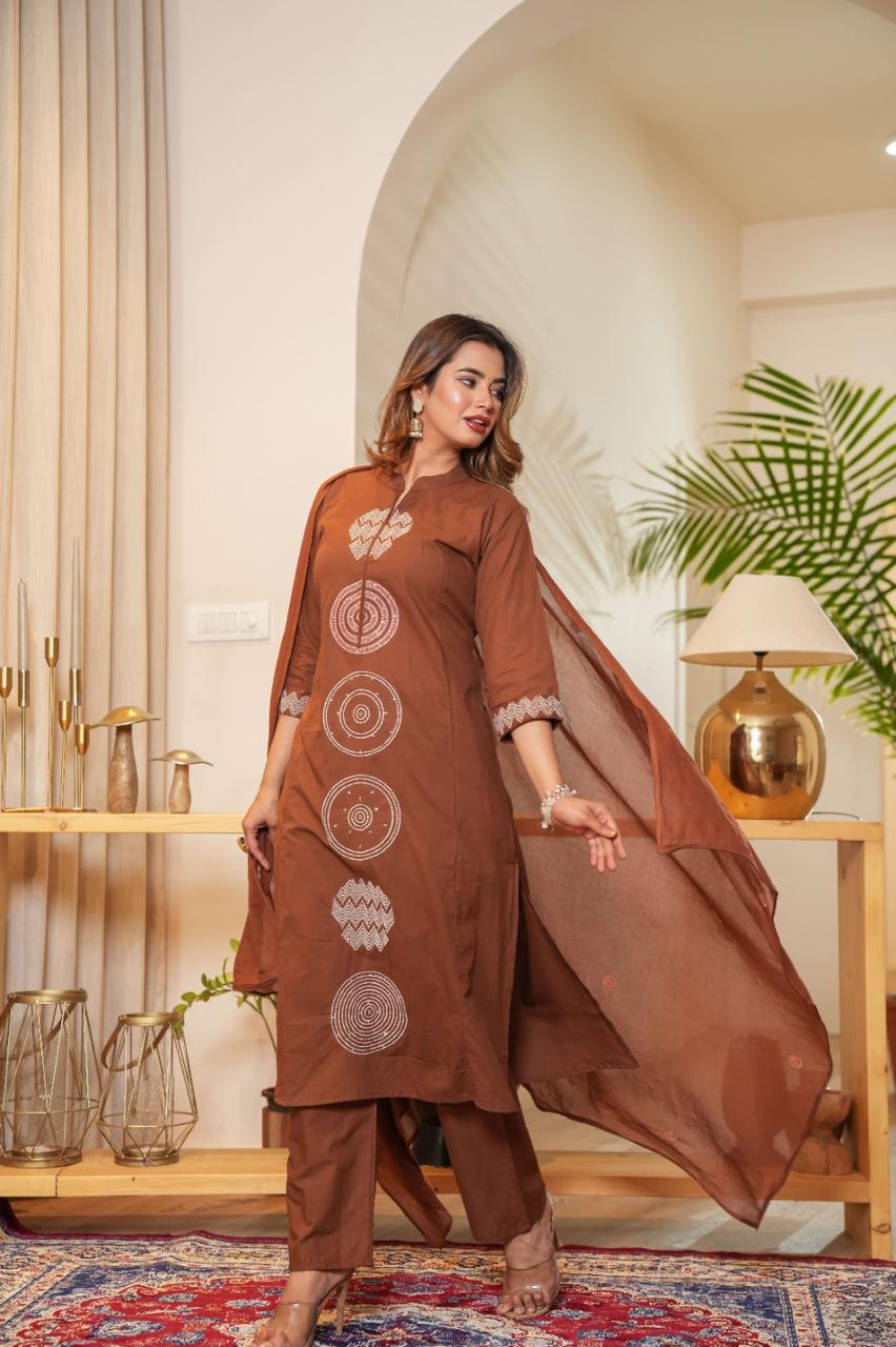 Jaipur Cotton Ladies 3-Piece Sets