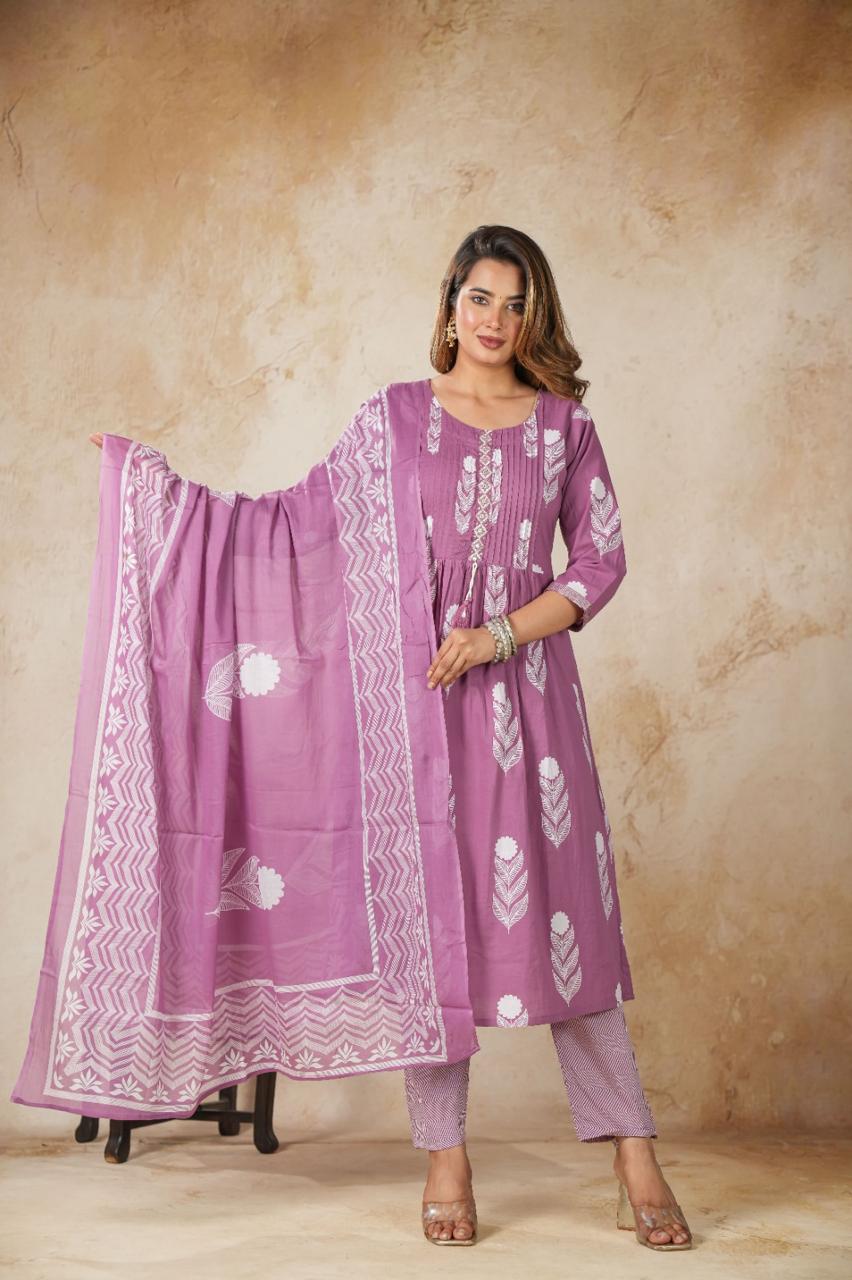 Jaipur Cotton Ladies 3-Piece Sets