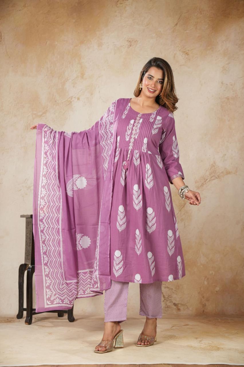 Jaipur Cotton Ladies 3-Piece Sets