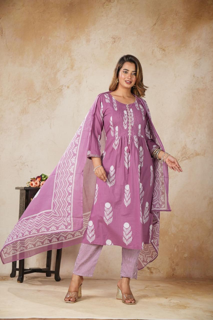 Jaipur Cotton Ladies 3-Piece Sets