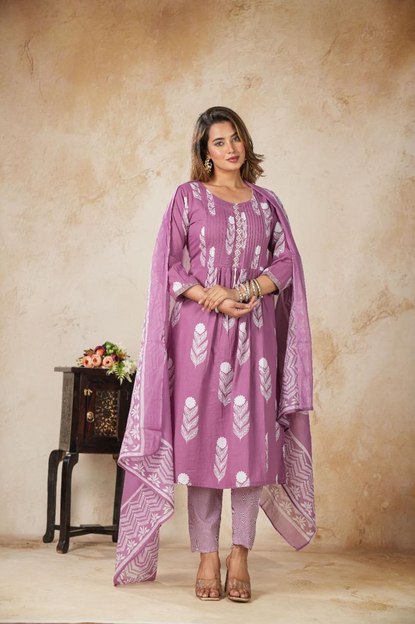 Jaipur Cotton Ladies 3-Piece Sets