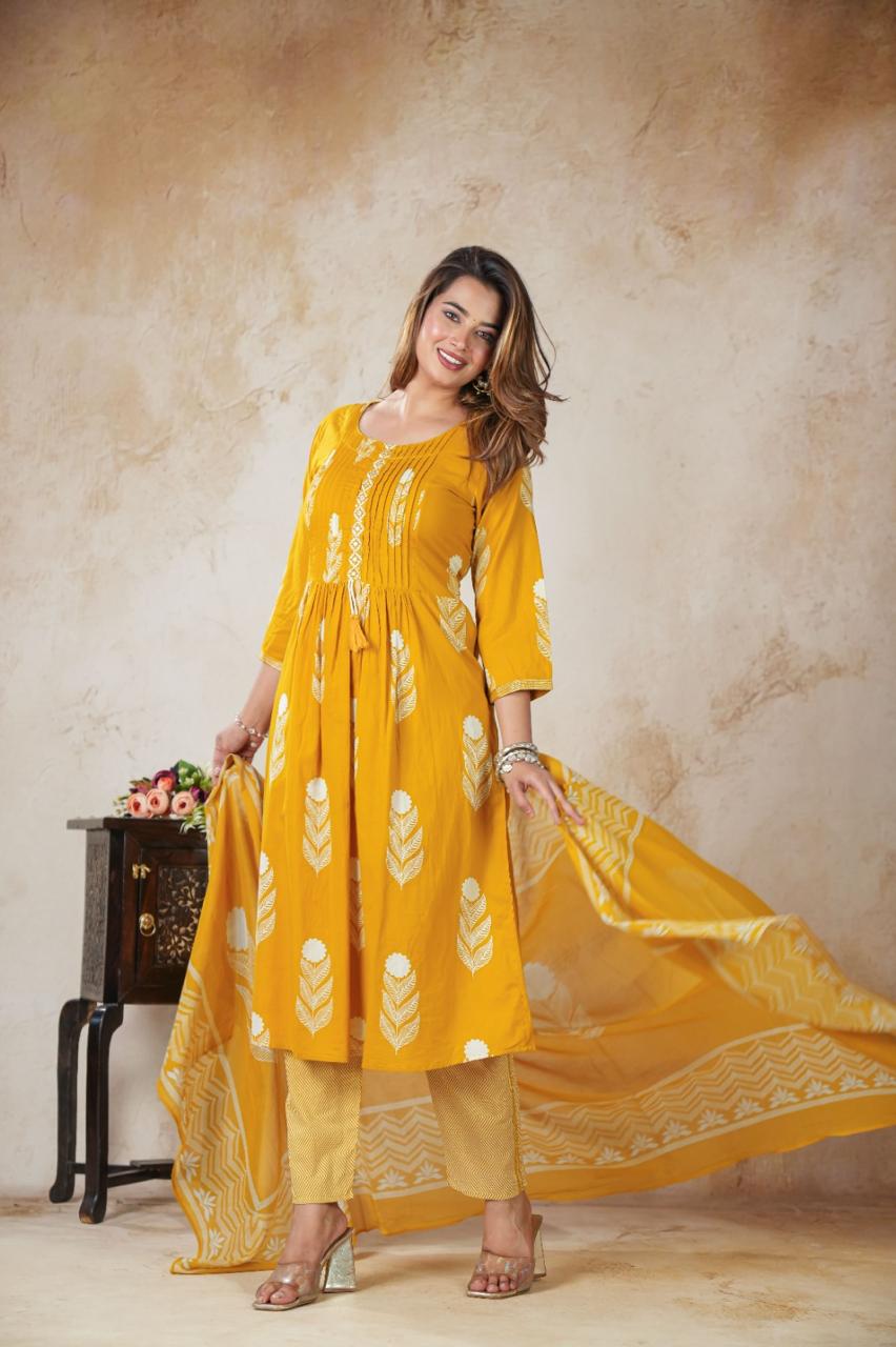 Jaipur Cotton Ladies 3-Piece Sets