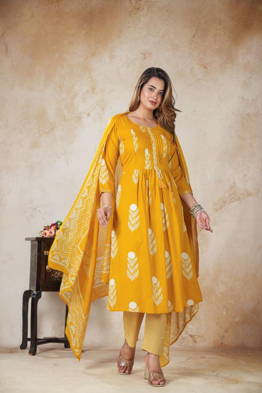 Jaipur Cotton Ladies 3-Piece Sets