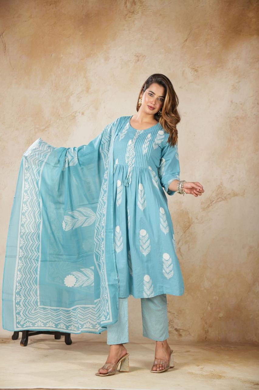 Jaipur Cotton Ladies 3-Piece Sets