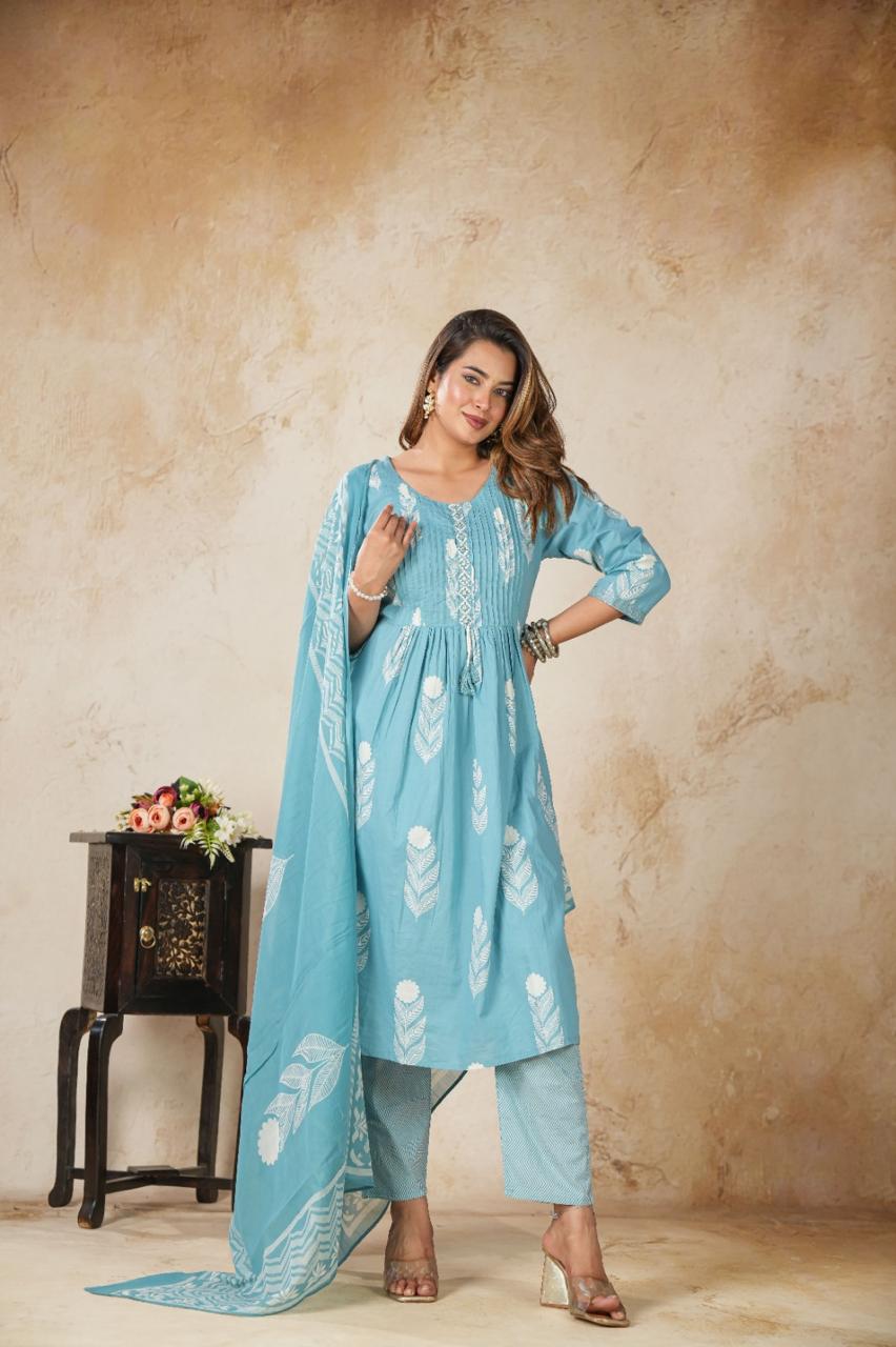 Jaipur Cotton Ladies 3-Piece Sets