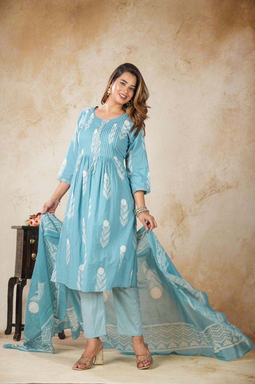 Jaipur Cotton Ladies 3-Piece Sets